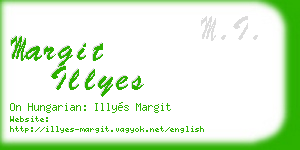 margit illyes business card