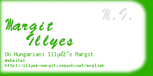 margit illyes business card